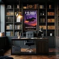 F-15 Eagle Mudhen, Starship Poster PosterGoat
