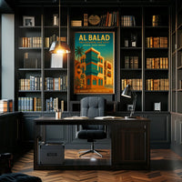 Al Balad The Colorful Old City Poster