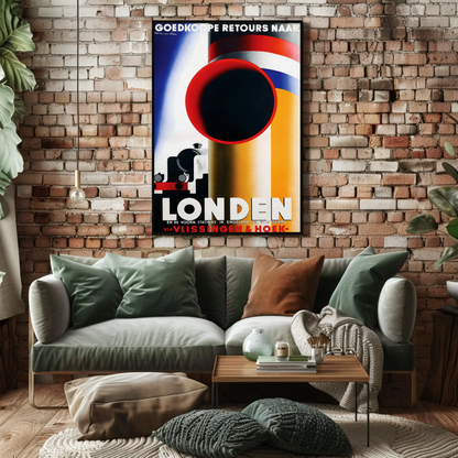 London Railway Travel Poster
