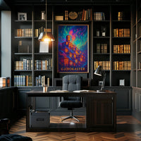 Gjirokastër Enchantment: Mystical Albanian Town Art Poster
