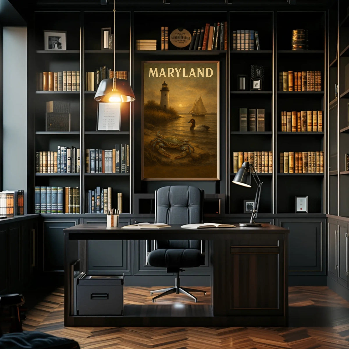 Maryland Coastal Serenity Poster