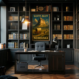 Scotts Bluff Nebraska Poster