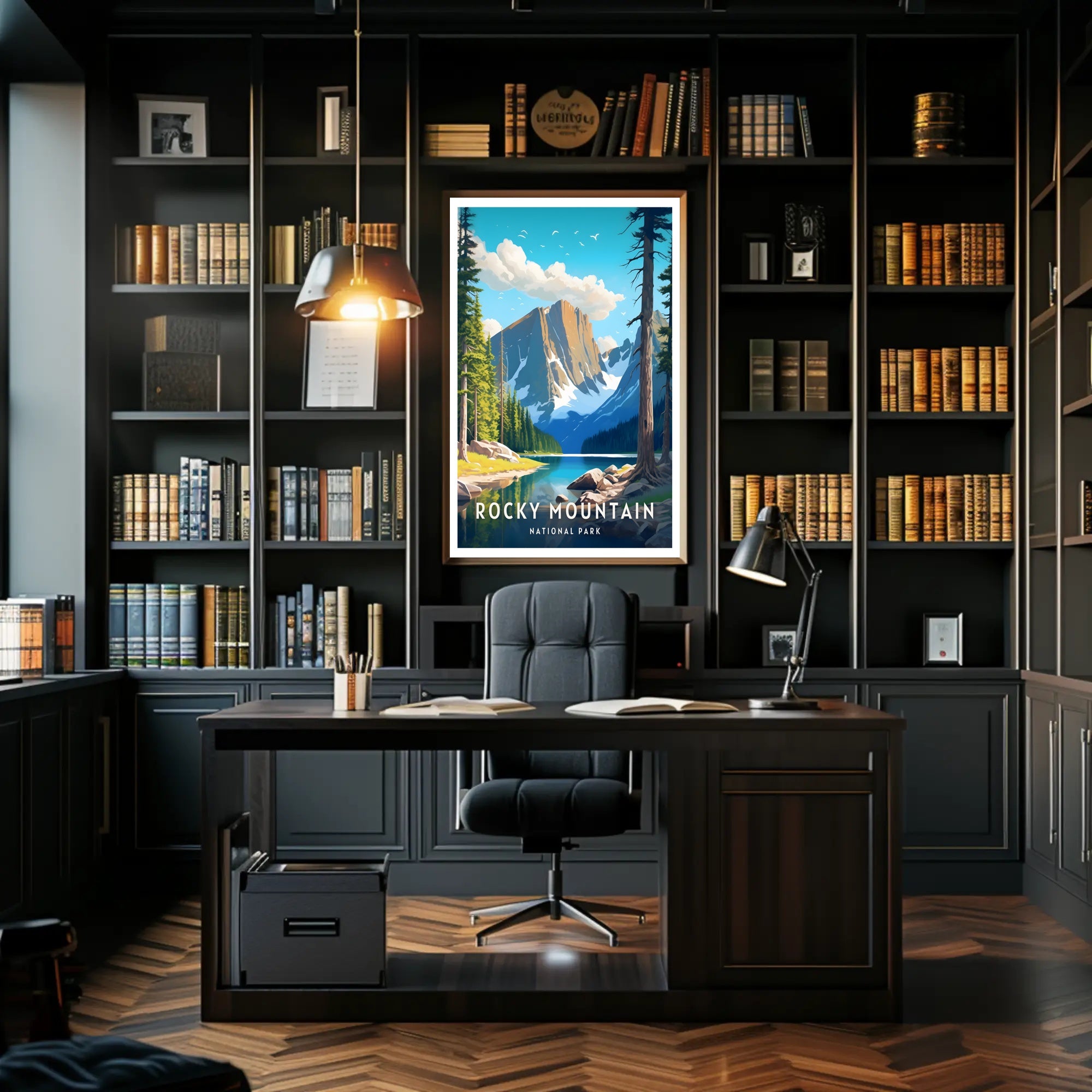 Rocky Mountain National Park Scenic Poster Print