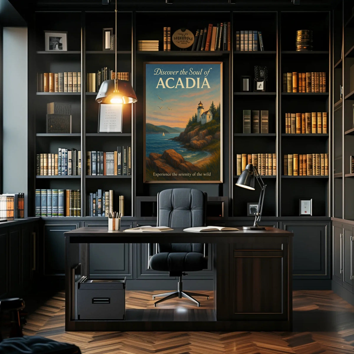 Discover the Soul of Acadia Poster