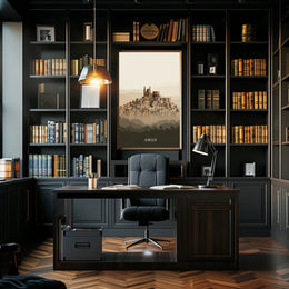 Aman A Tranquil Cityscape Poster