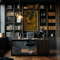 Bright-Nosed Reindeer Poster