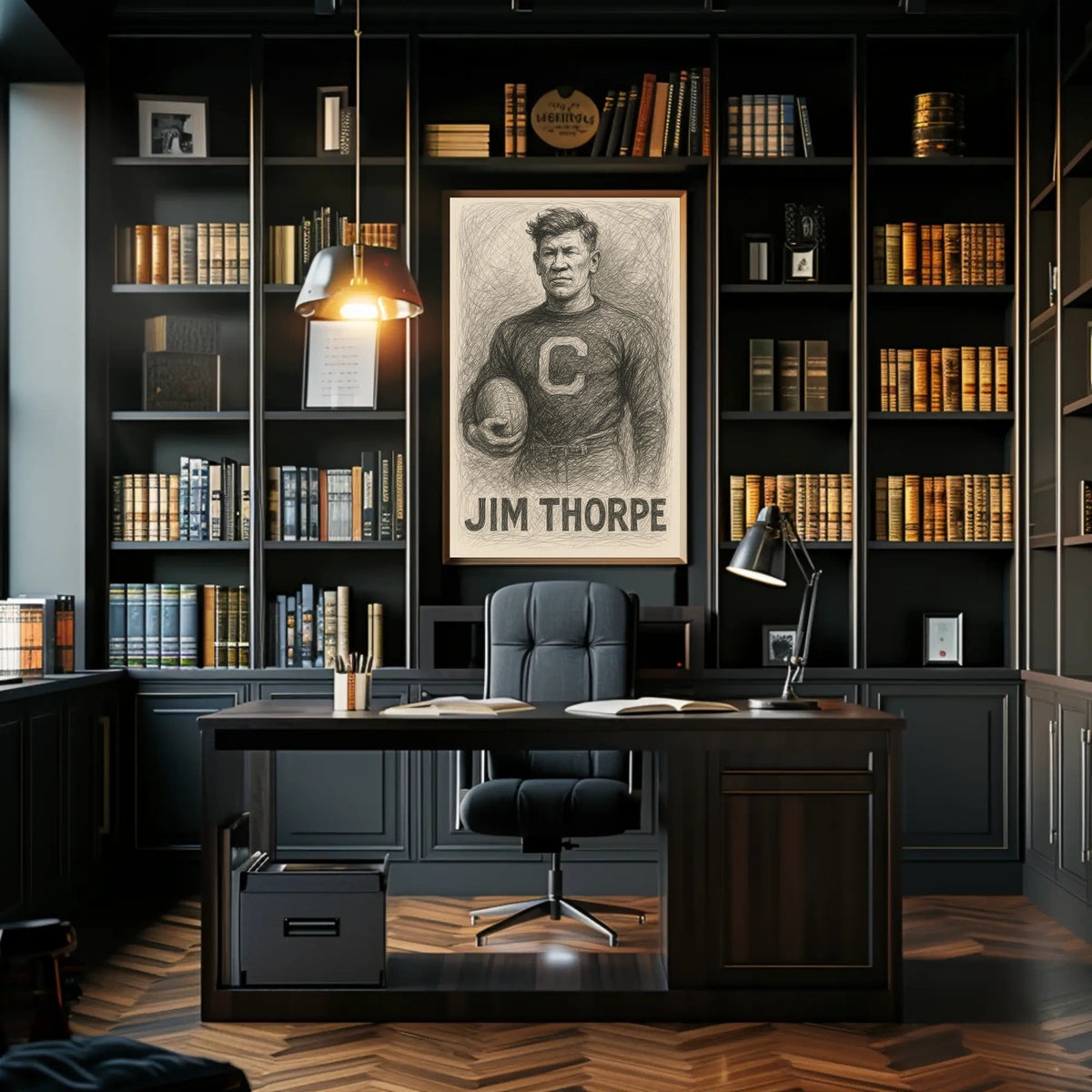 Jim Thorpe Athletic Legend Poster
