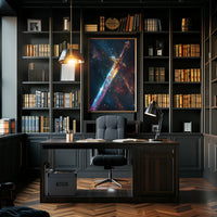 The Enchanted Sword Art Print Poster for Home Decor PosterGoat