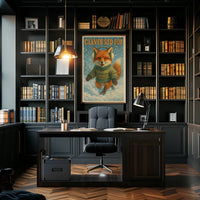 Clever Red Fox Poster