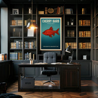Cherry Barb Freshwater Aquarium Fish Poster PosterGoat