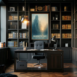 Mammoth Cave National Park Landscape Travel Art Print Poster