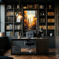 Autumn In The City Poster PosterGoat
