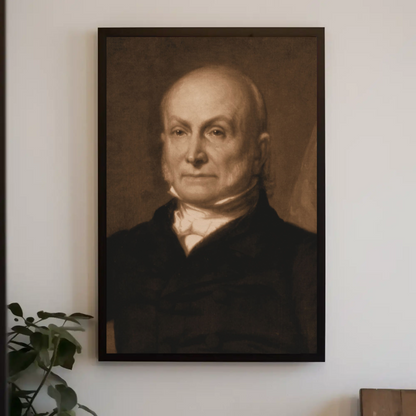 John Quincy Adams 6th President Sepia Photo