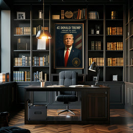 Donald Trump 47th President Political or Propaganda Poster PosterGoat