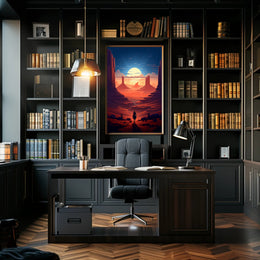 Journey Through The Desert Poster PosterGoat