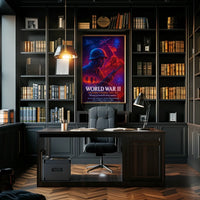World War II Heroes and Valor Commemorative WWII Poster
