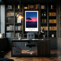 Masai Mara Sunset Travel Poster