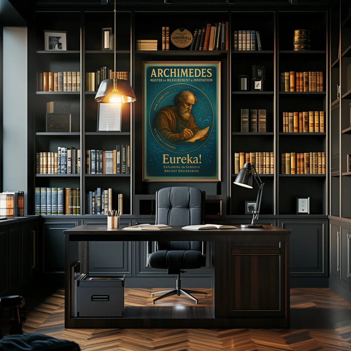 Archimedes Master Of Measurement Poster