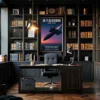 SR-71 Blackbird Iconic Aviation Poster
