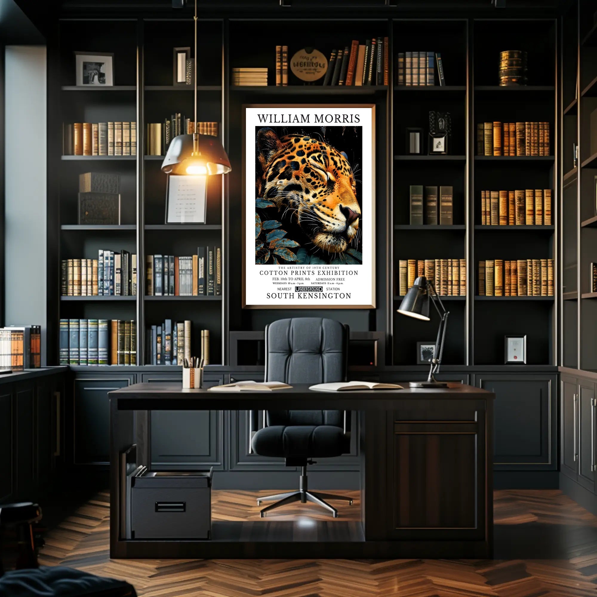William Morris Leopard Art: Cultural or Heritage Poster