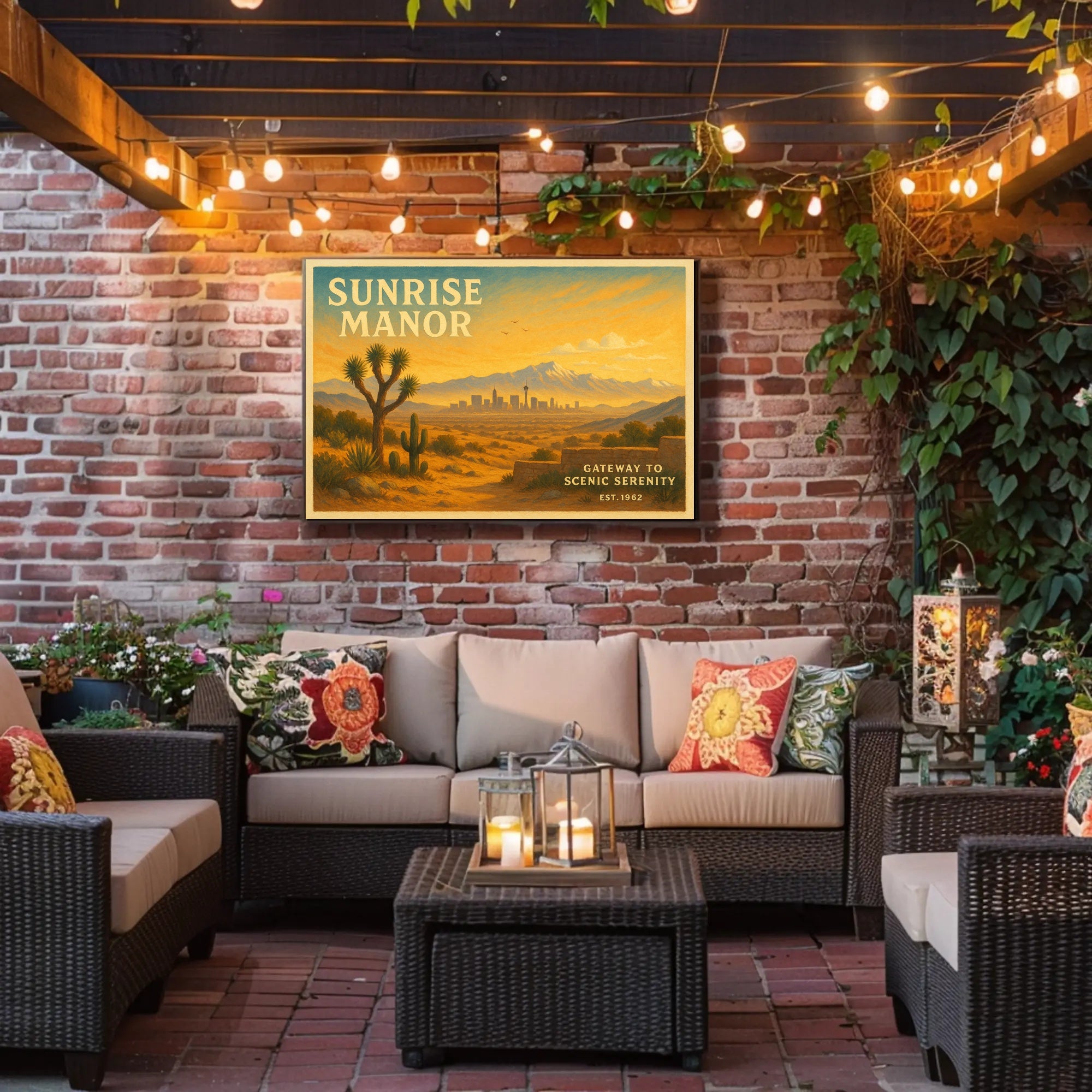 Gateway to Scenic Serenity Travel Poster