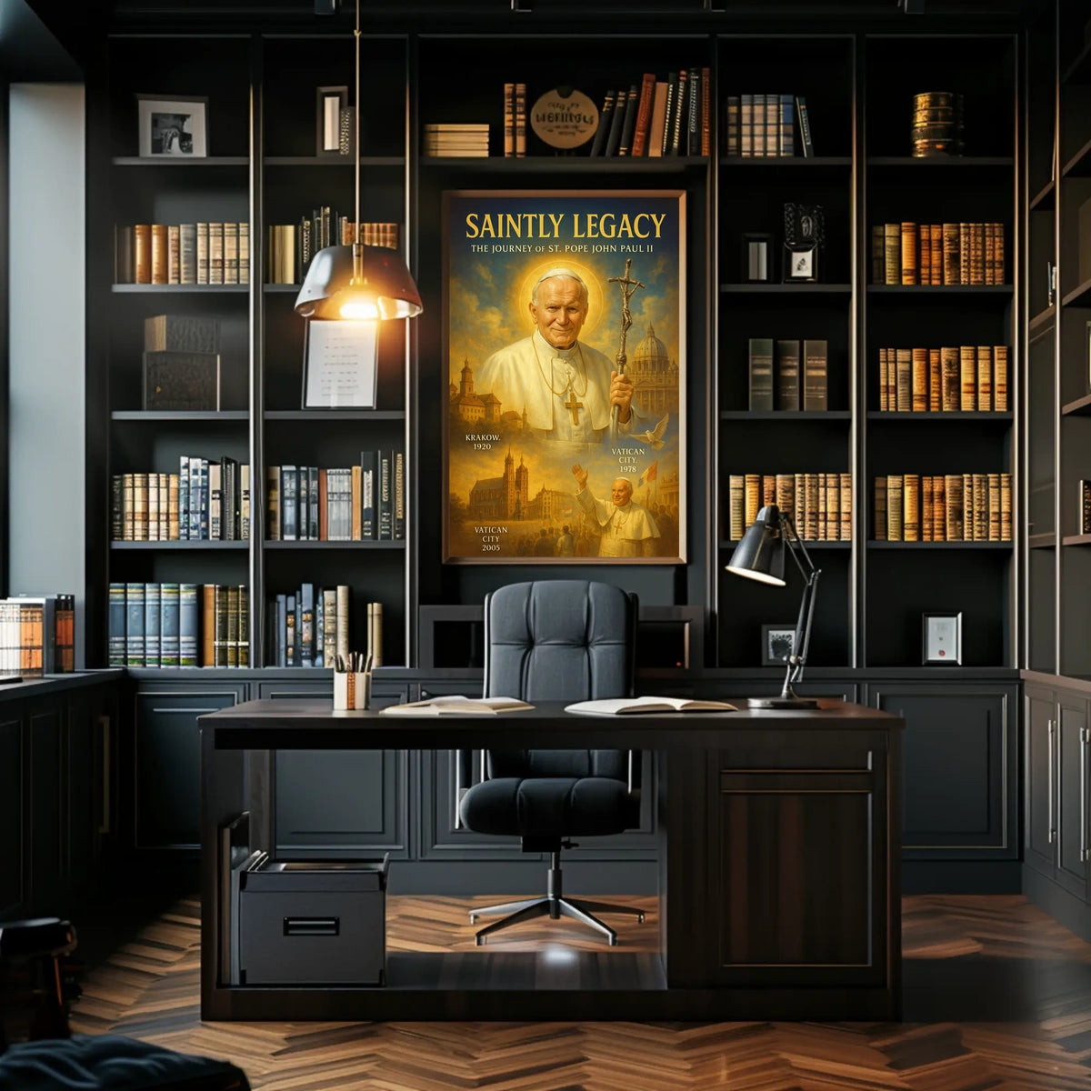 Saintly Legacy The Journey of St. Pope John Paul II Poster