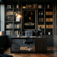 Donald Trump Resilience Sunset Patriotic Cinematic Poster