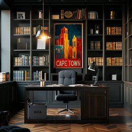Cape Town Cityscape Poster