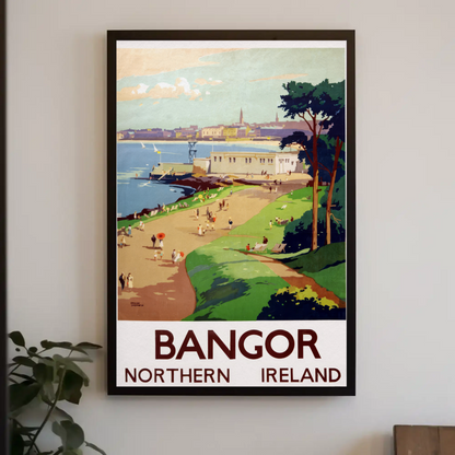 Vintage Poster - Bangor Northern Ireland