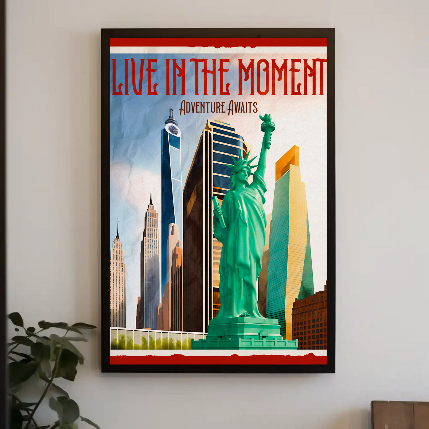 Vintage Poster New York City Liberty