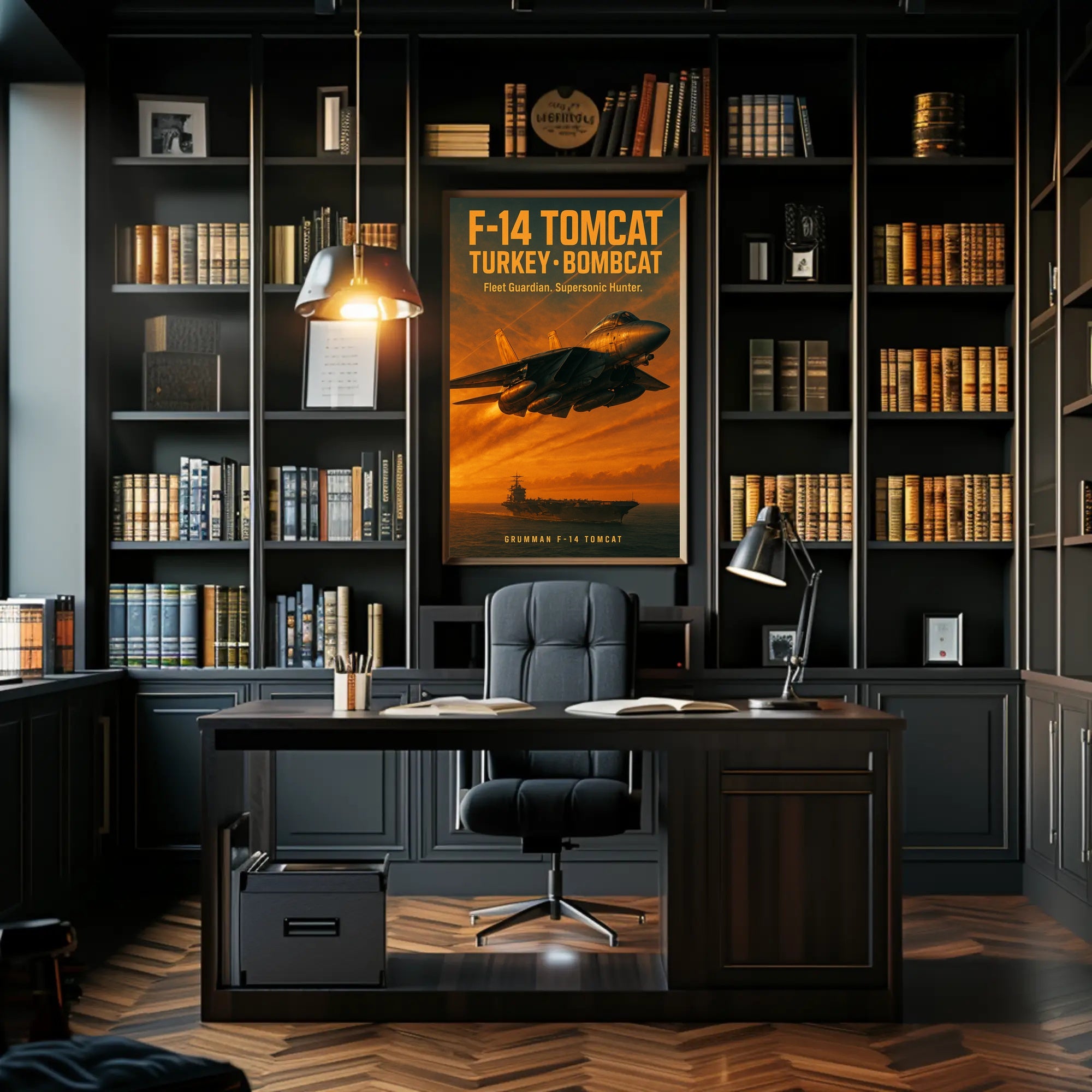 F-14 Tomcat Fleet Guardian Poster