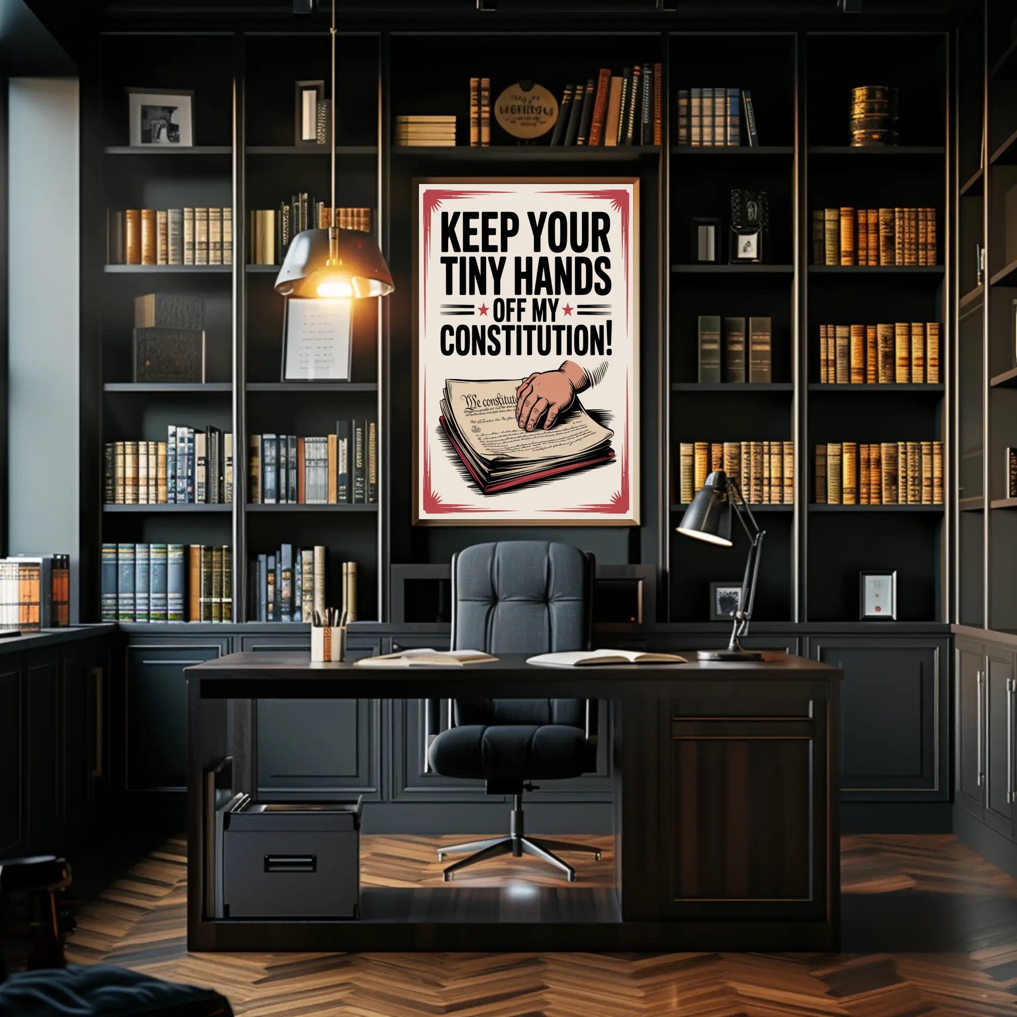 Protect the Constitution Political Propaganda Poster