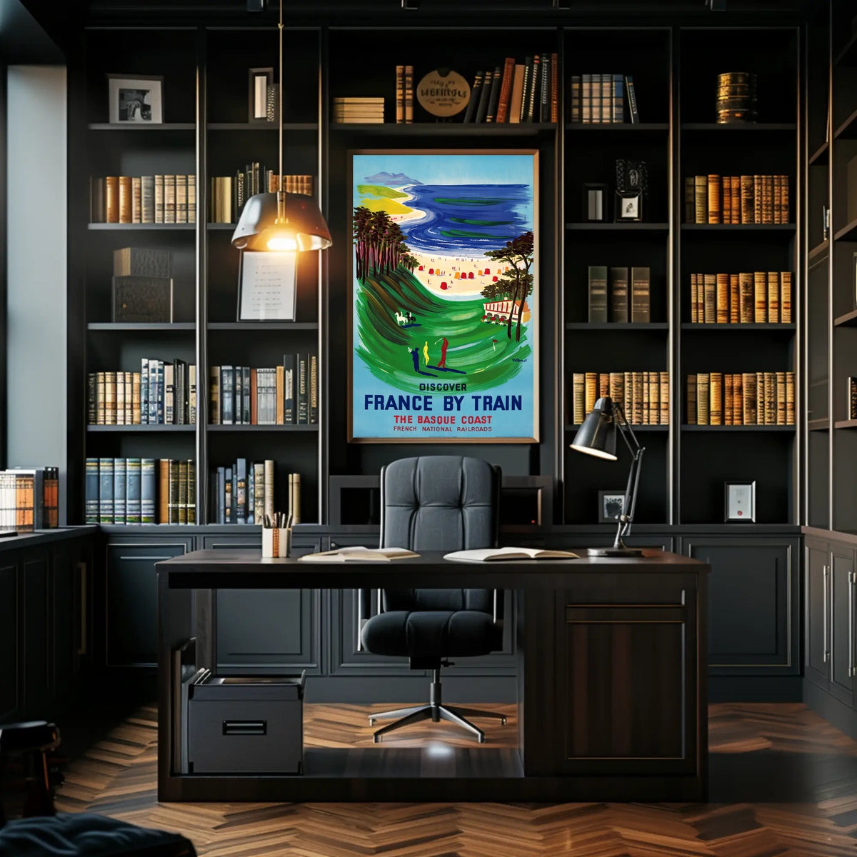 Discover The Basque Coast Poster