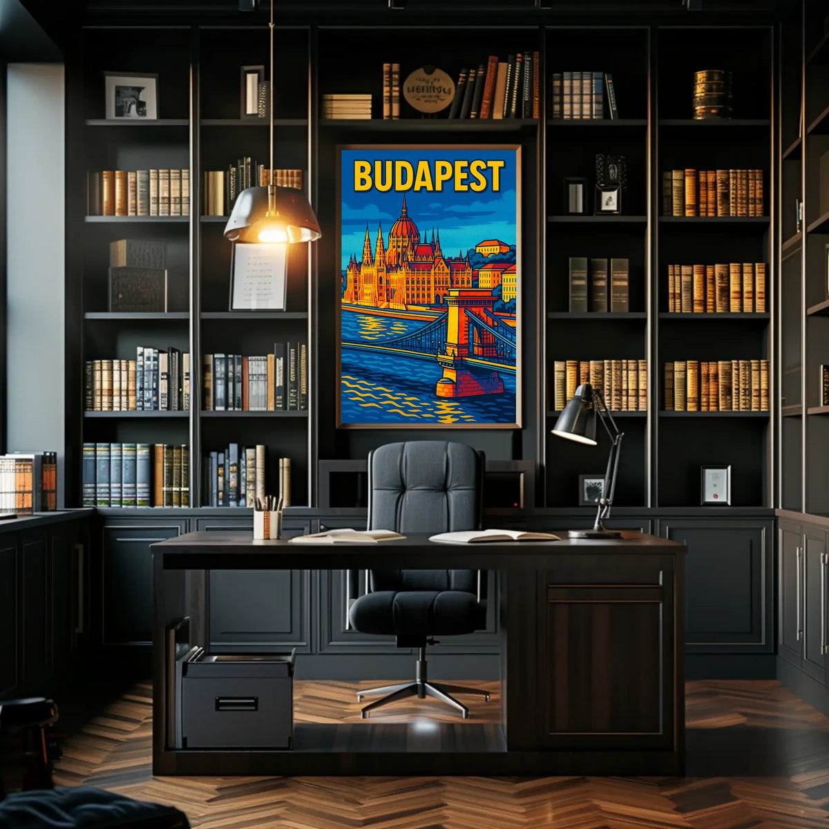 Budapest A Vibrant Cityscape Poster