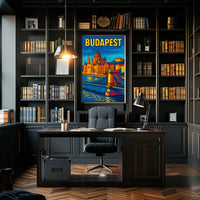 Budapest A Vibrant Cityscape Poster