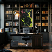 Neon Abstract Abstract Poster PosterGoat