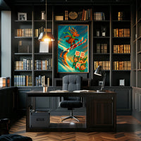 Reindeer Ski Jump Extravaganza Poster