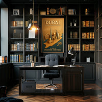 Dubai's Architectural Harmony: Urban or Cityscape Poster