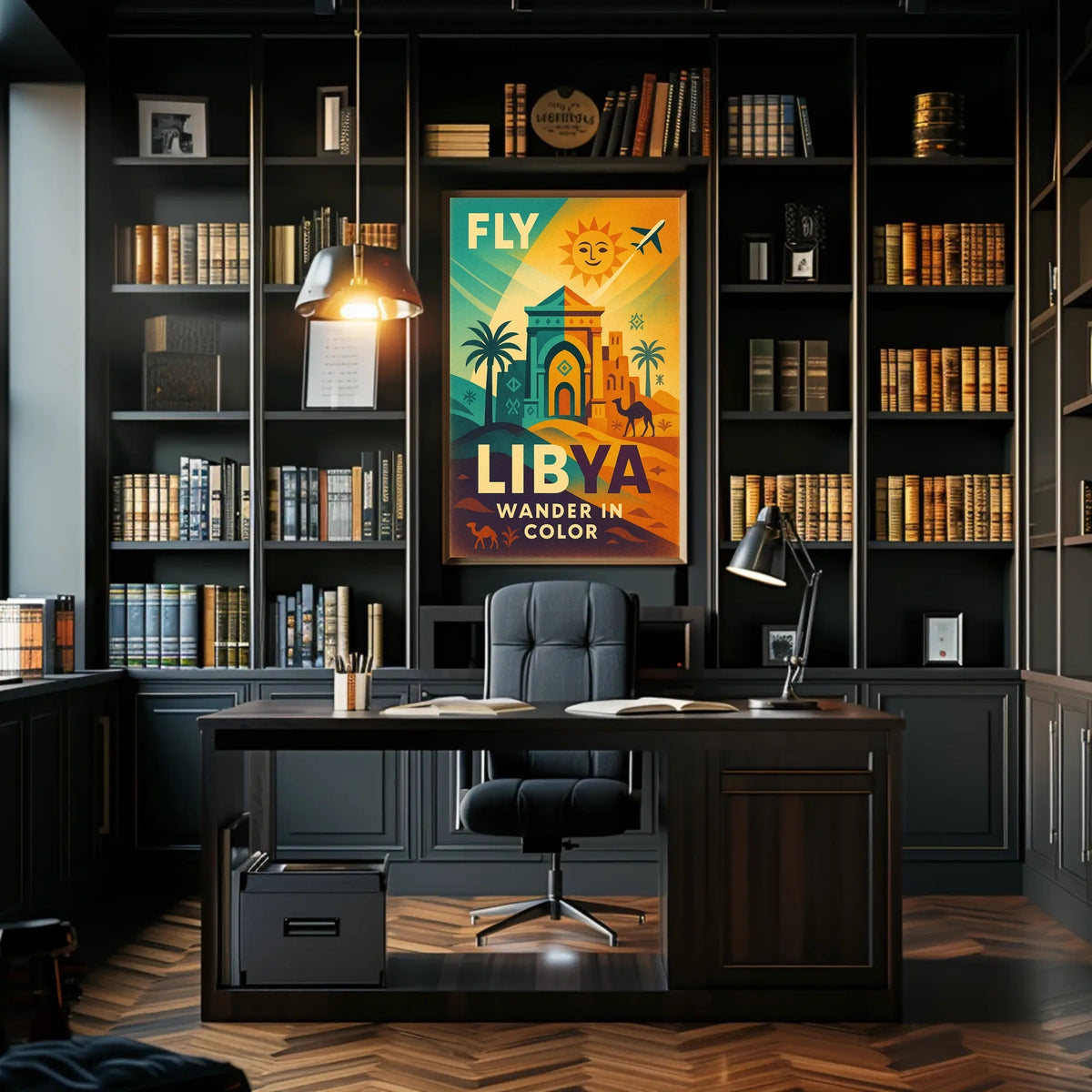 Fly Libya Wander In Color Poster