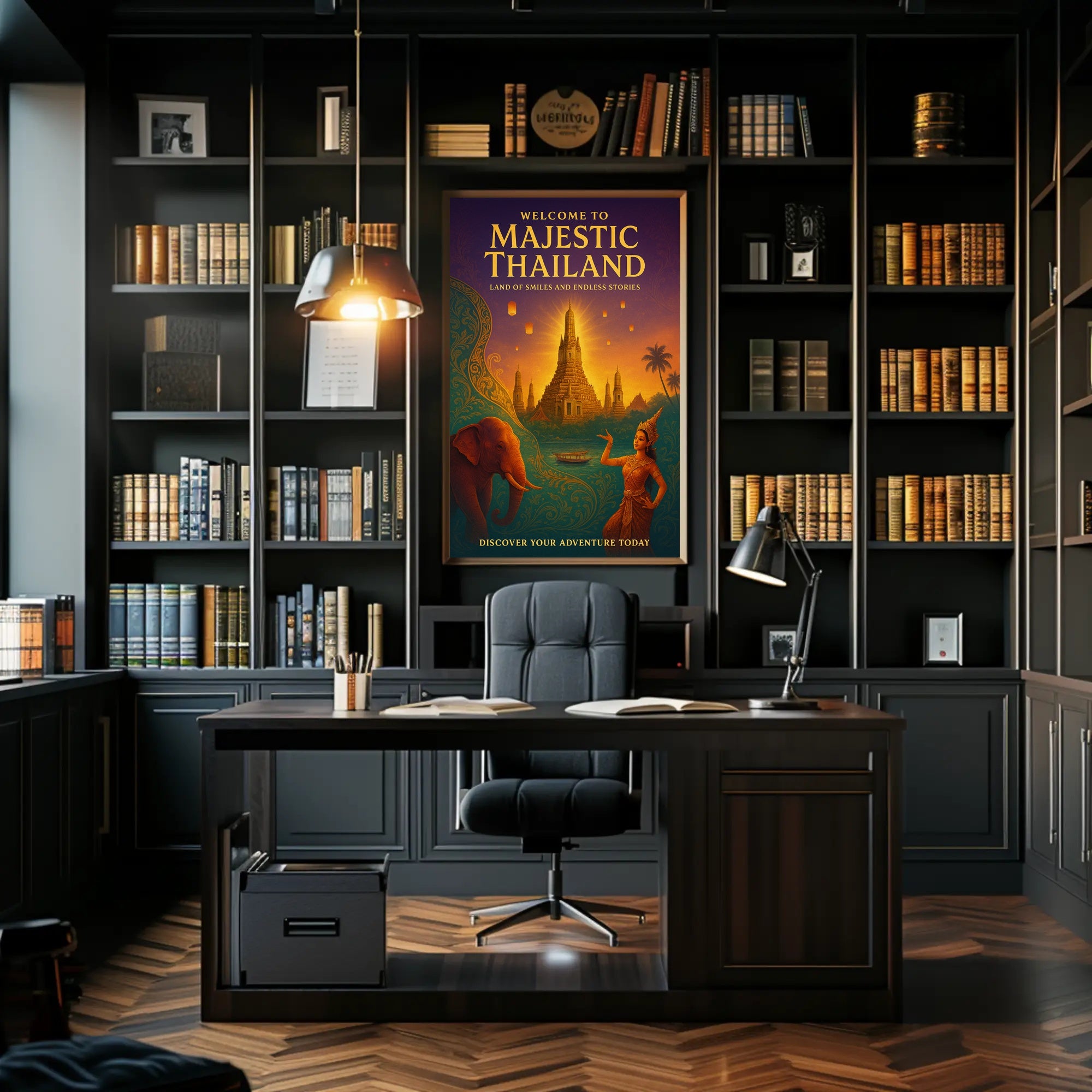 Majestic Thailand Land Of Smiles Poster