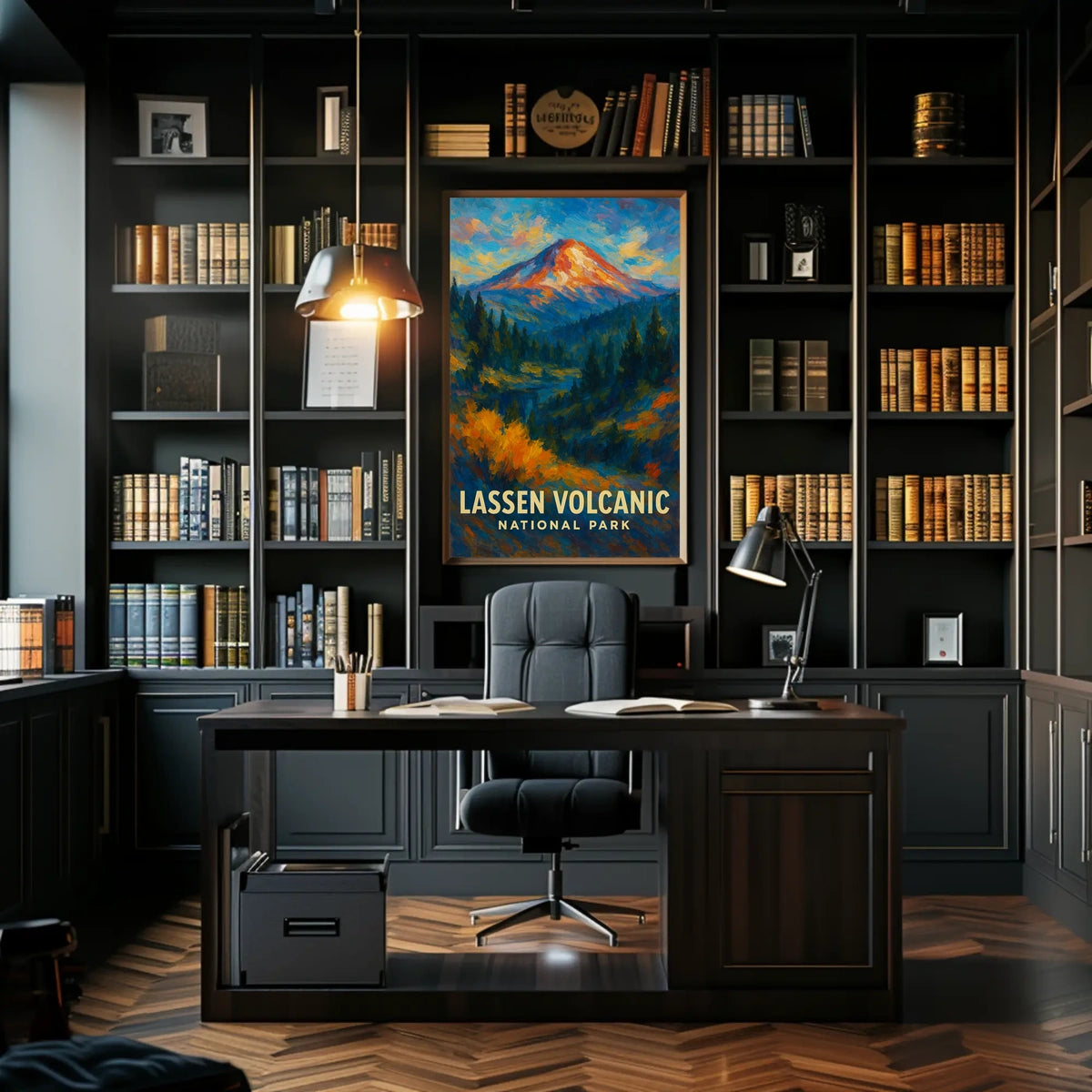 Lassen Volcanic National Park Poster Wall Art Print
