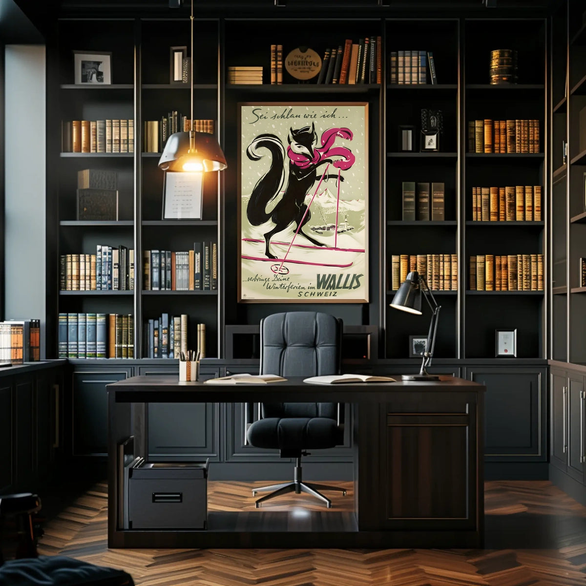 Winter Adventures In Wallis, Switzerland Poster