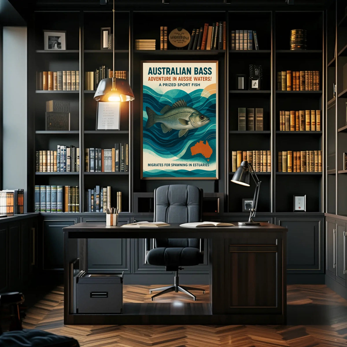 Australian Bass Adventure Poster