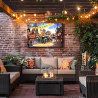 County Fair Auto Races Poster