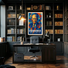 Collector Vintage Eisenhower Travel Poster