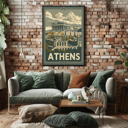 Athens Acropolis Poster