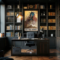 Rally for Support: Buy War Bonds Poster PosterGoat