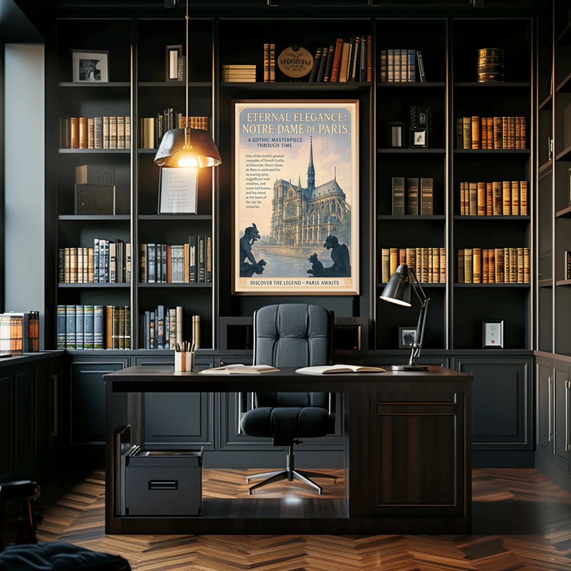 Eternal Elegance: Notre-Dame de Paris Poster PosterGoat