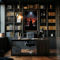Cityscape Reflections Poster