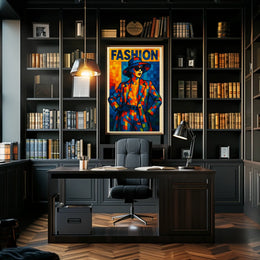 Vibrant Fashion Mosaic Poster